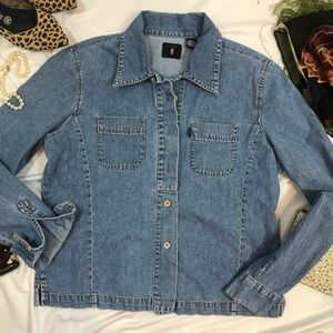 Vintage Levi's Shirt button front L denim A29